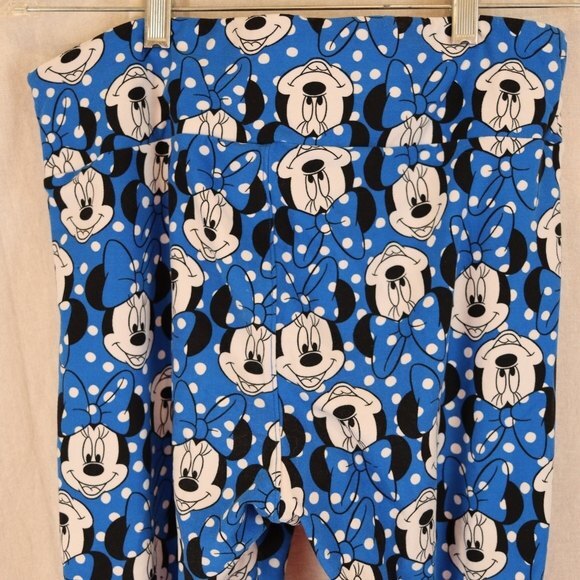 LuLaRoe Minnie Mouse Print Leggings TC Comfortable Stretch Disney Fan Favorite - Picture 7 of 10